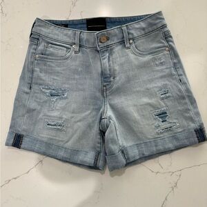 White House Black Market / jean shorts / size 0